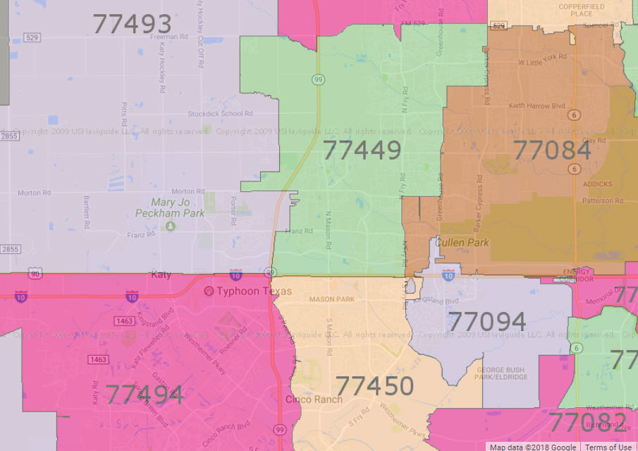 katy-zip-codes-map